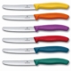 Coltello da tavola seghettato set 6 colori VICTORINOXV 6.78 36.6C1