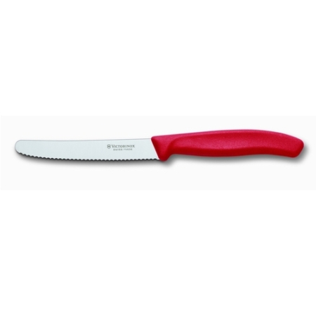 Coltello da tavola seghettato rosso VICTORINOX