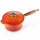 Casseruola manico lungo in ghisa smaltata LE CREUSET arancione
