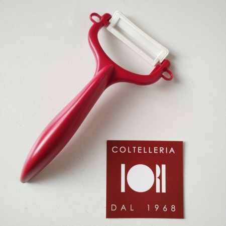 pelaverdure-ergonomico-lama-ceramica-kyocera-rosso