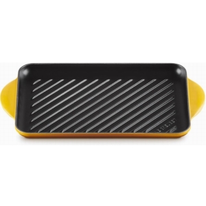 Bistecchiera rettangolare in ghisa 32,5 x 22 cm LE CREUSET giallo nectar