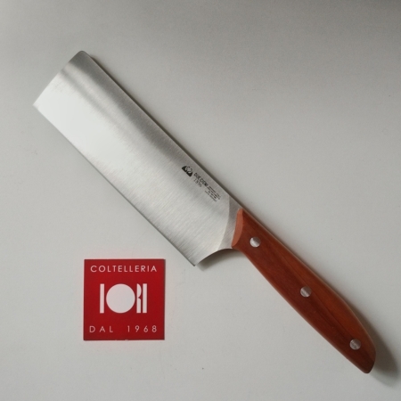 Coltello Nakiri manico noce DUE CIGNI